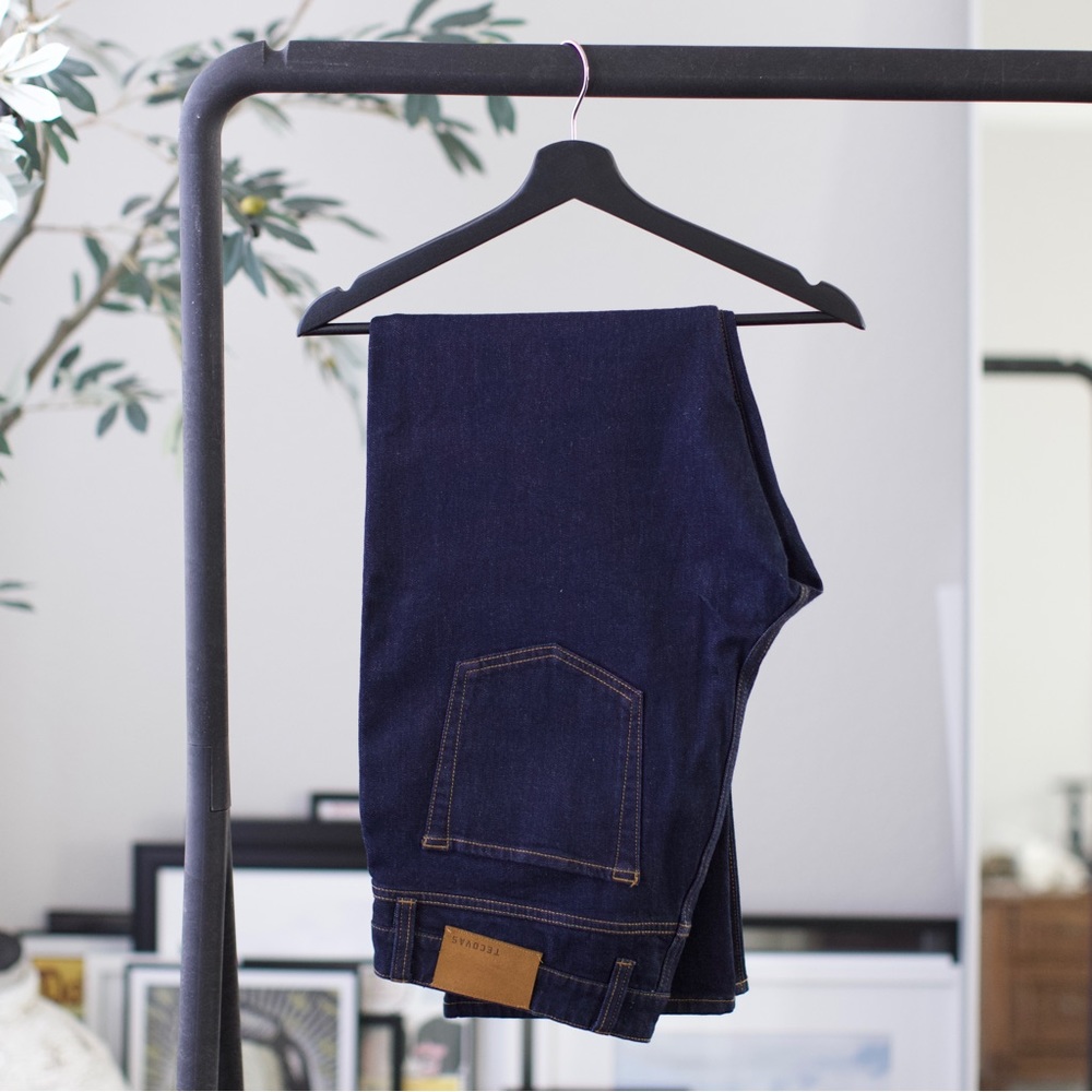 Mens Tecovas Dark Denim Straight Fit (36x32)